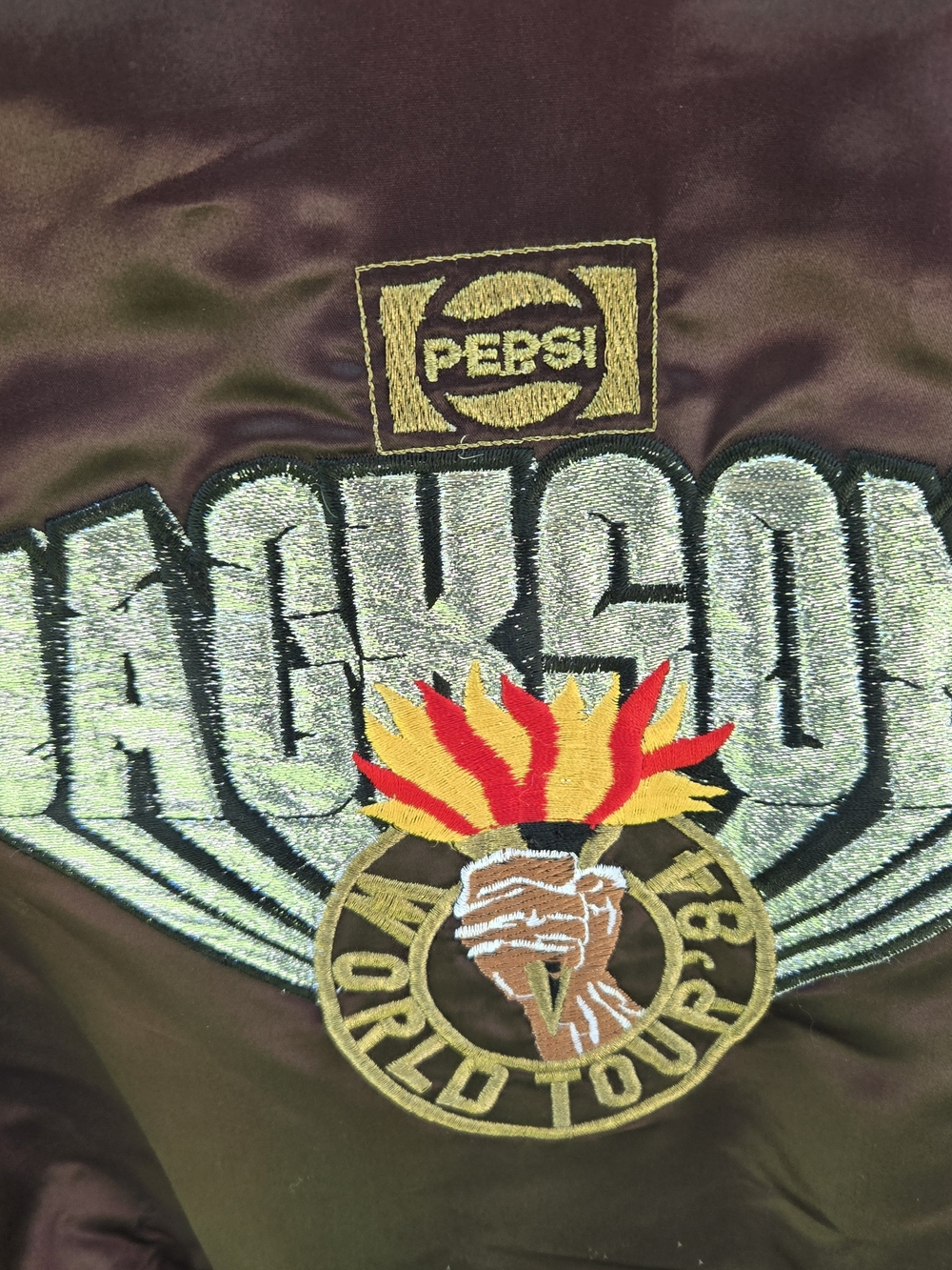 Pepsi's Jacksons 1984 World Tour Bomber Jacket with Tag (authentic from 1984) - Picture 4 of 7